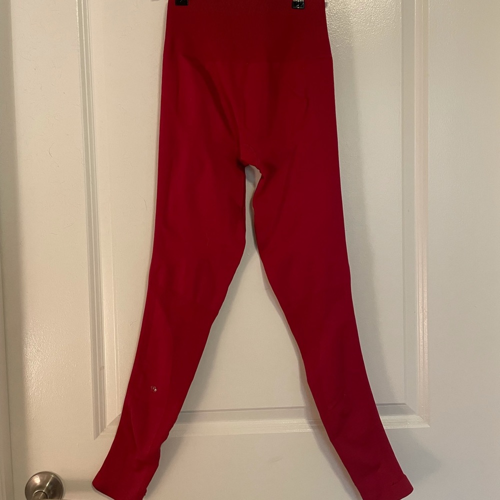 Lululemon compression tights pink size 4